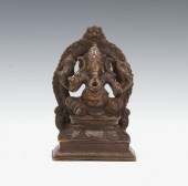 Seated Ganesha Bronze Early 20