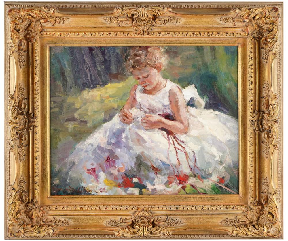 SEATED GIRL2006; oil on canvas;
