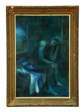 SEATED MAN SIGNED ''COLLADO''