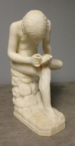 Seated Marble Figure.From a