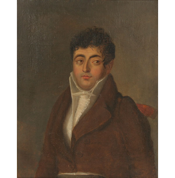 Seated portrait of a gentleman, oil