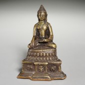 SEATED TIBETAN BUDDHA Likely 1