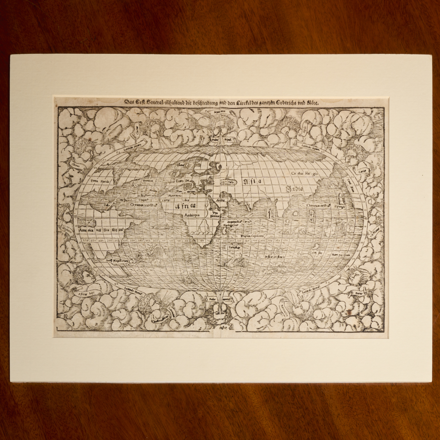 SEBASTIAN MUNSTER, MAP OF THE