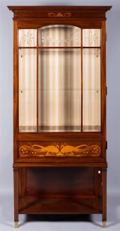 SECESSIONIST INLAID MAHOGANY D