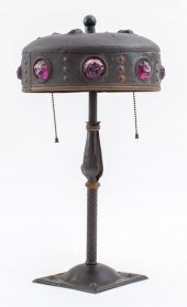 SECESSIONIST PATINATED BRASS T