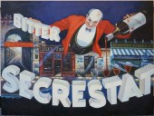SECRESTAT, UNFRAMED, OIL ON CA