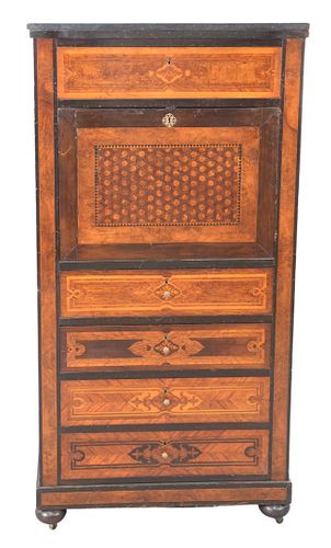 SECRETAIRE ABATTANT, HAVING SLATE