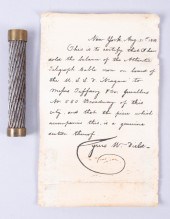 SECTION OF ATLANTIC CABLE WITH