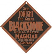 SEE THE GREAT BLACKSTONE TONIG