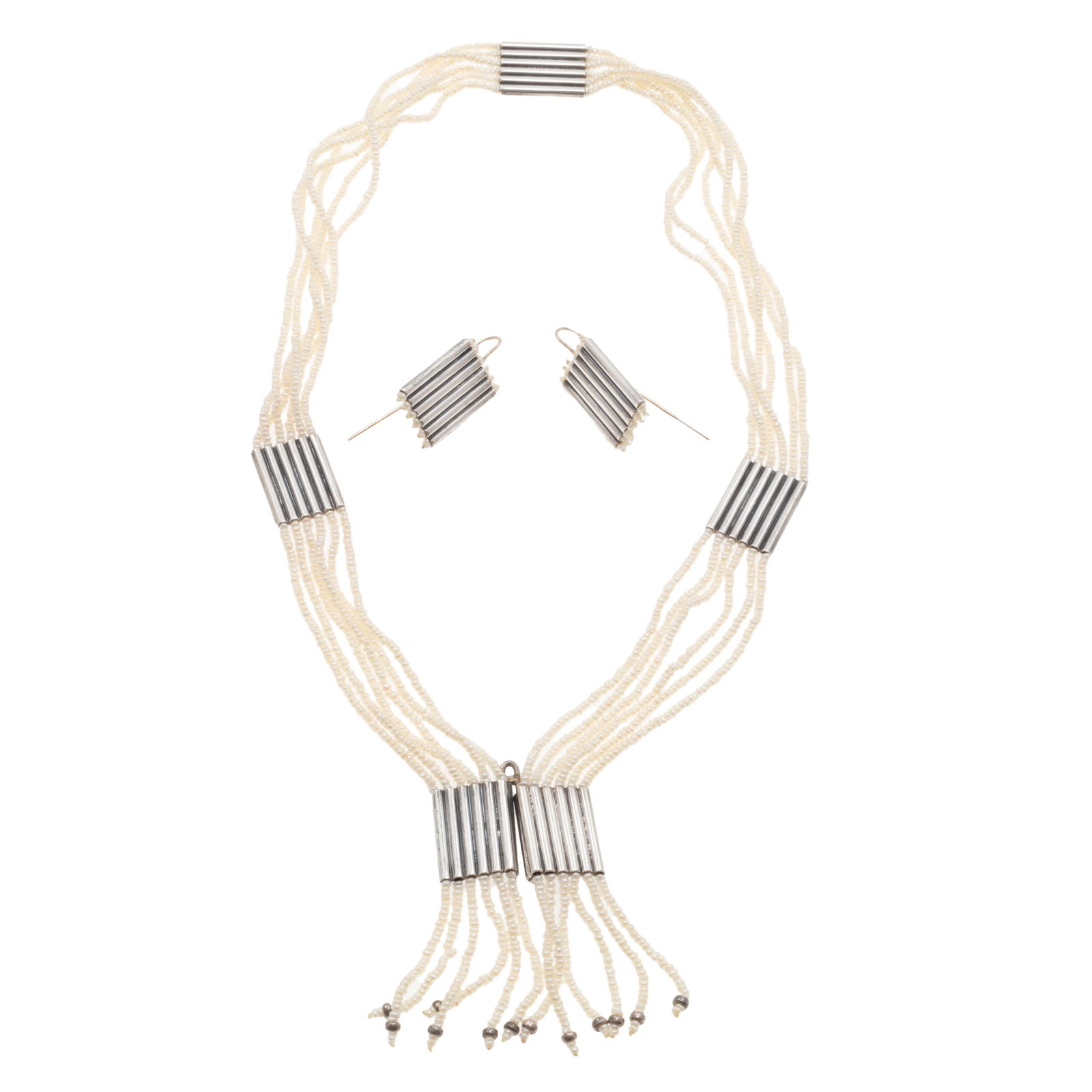 SEED PEARL, STERLING SILVER