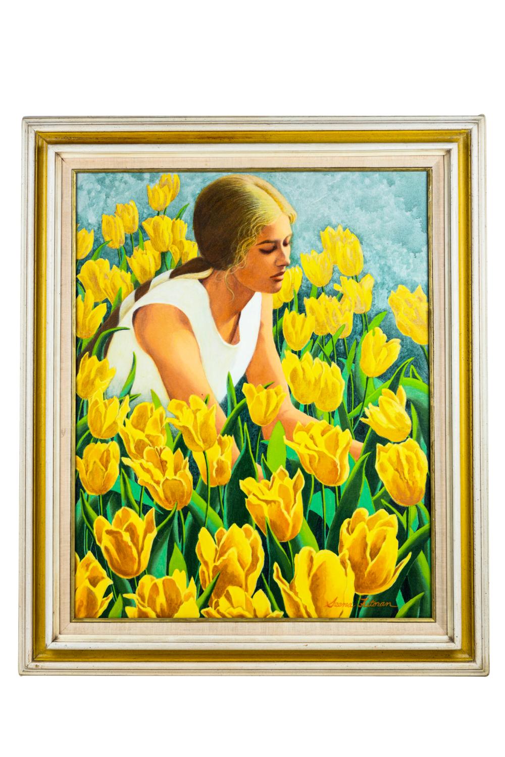 SEENA FUTORAN: TULIP GARDENoil on
