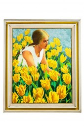 SEENA FUTORAN: TULIP GARDENoil
