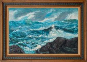 SEGUNDO HUERTAS 'SEASCAPE' OIL