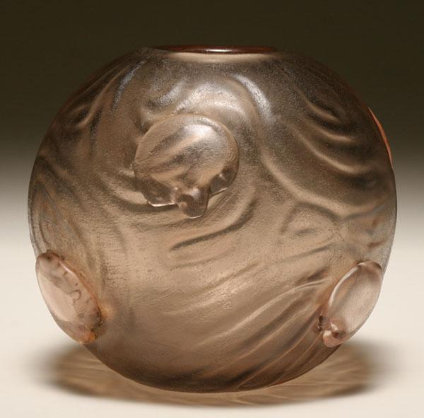 Seguso Corroso vase, designed by