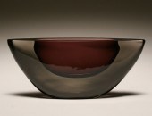 Seguso Murano purple geode som