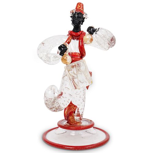 SEGUSO STYLE MURANO BLACKAMOOR