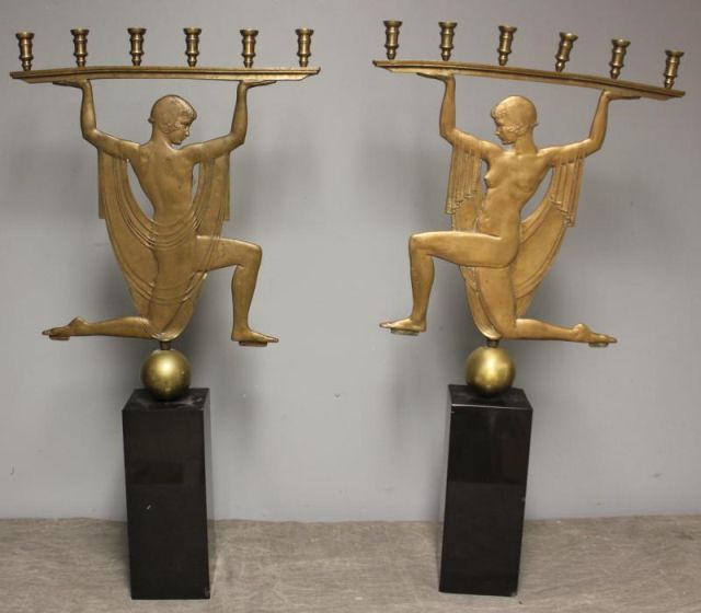 Seidel E.P. Pair of Signed Art Deco
