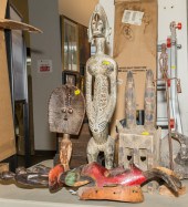 SELECTION OF AFRICAN SCULPTURA