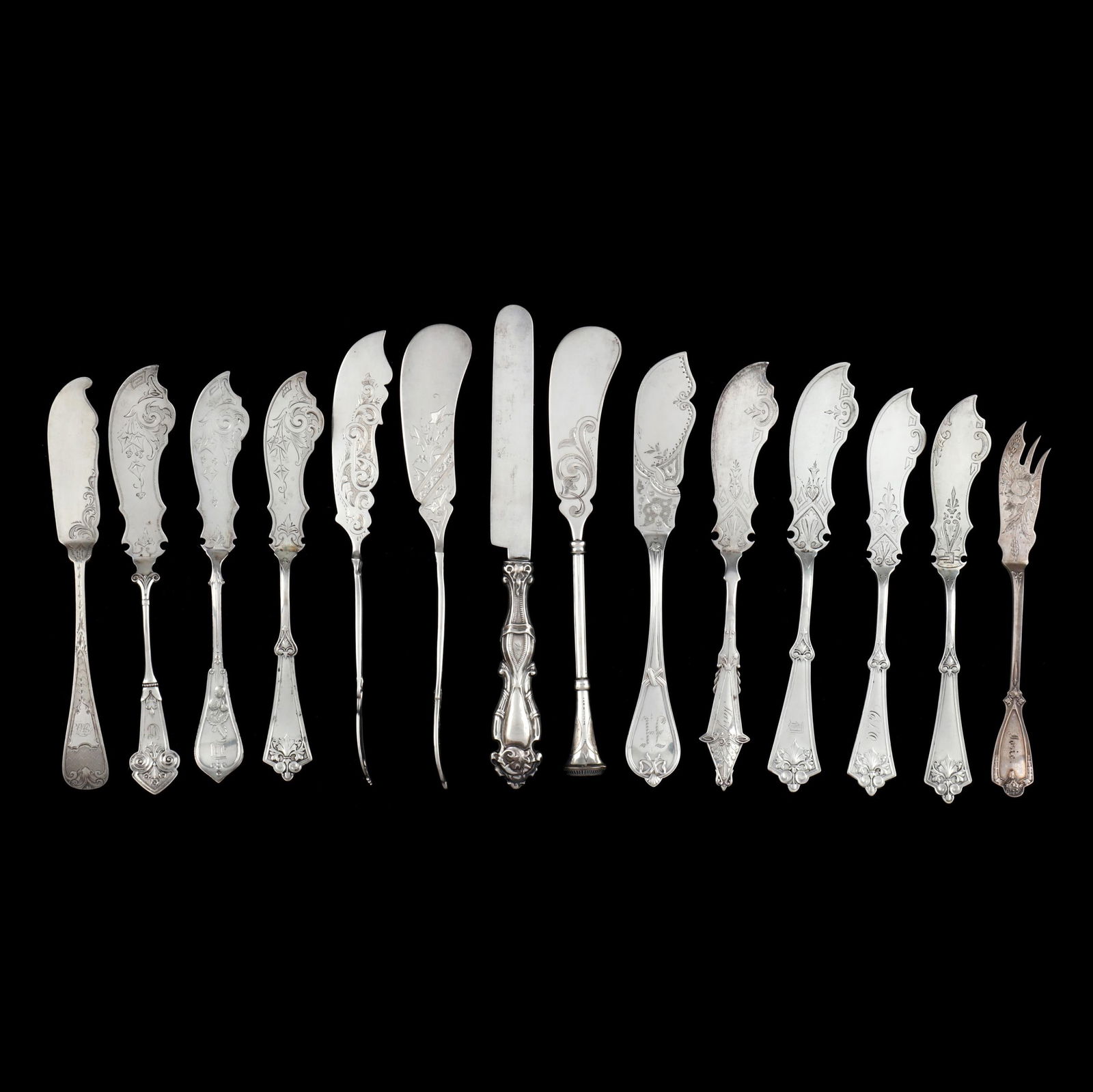 SELECTION OF ANTIQUE COIN SILVER