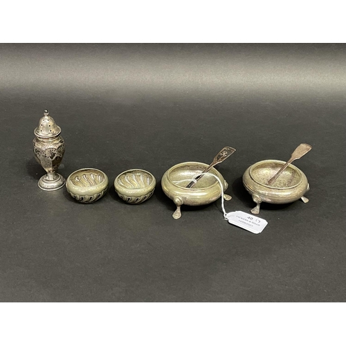 Selection of antique silver and