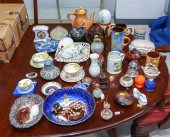 SELECTION OF ART POTTERY & OTH