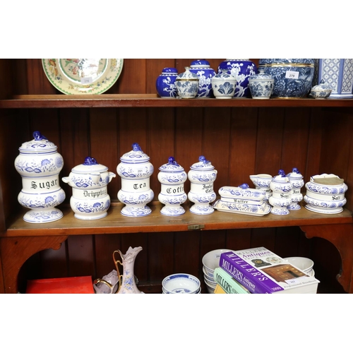 Selection of blue onion blue &