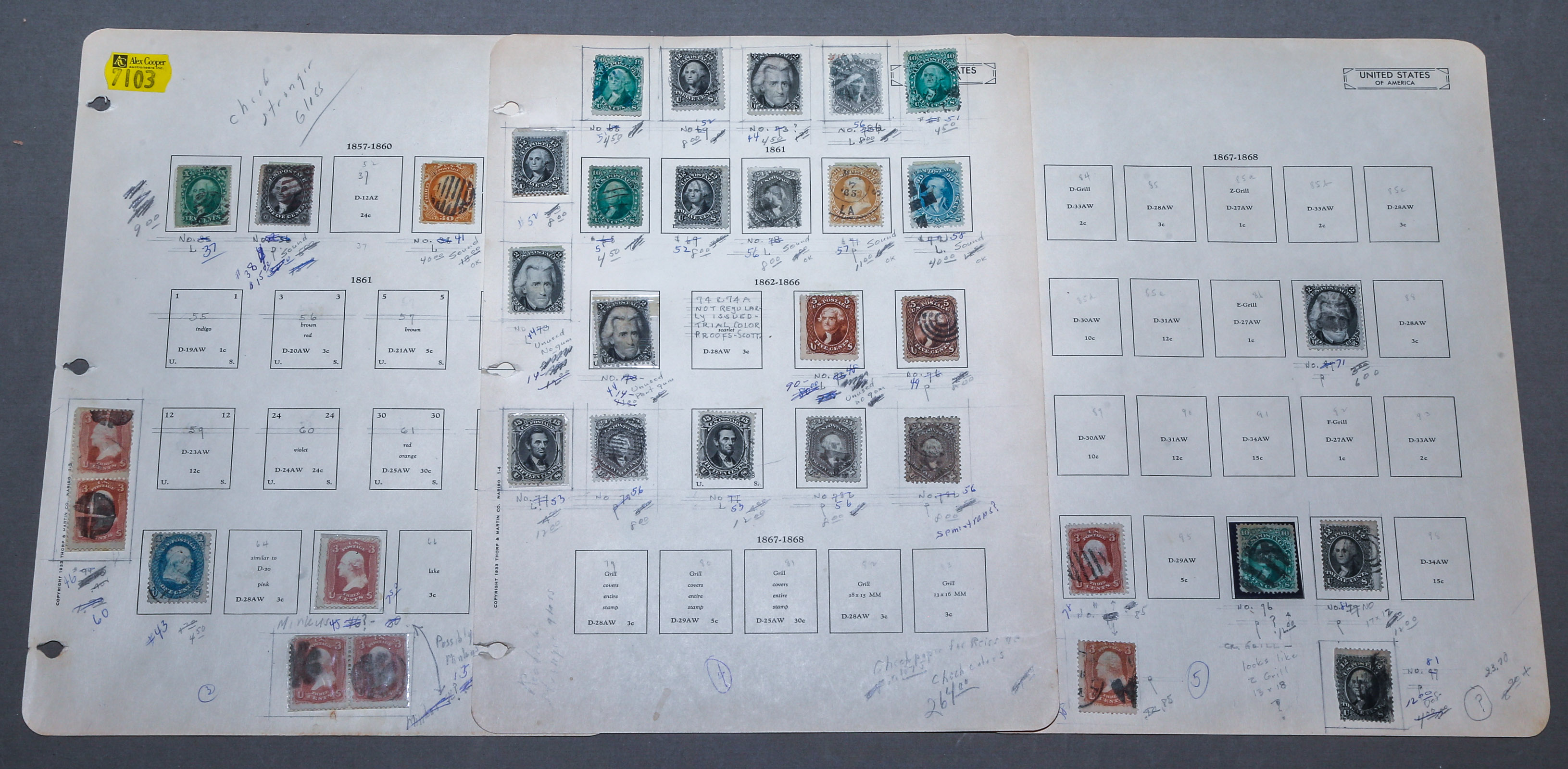 SELECTION OF CLASSIC U.S. POSTAGE