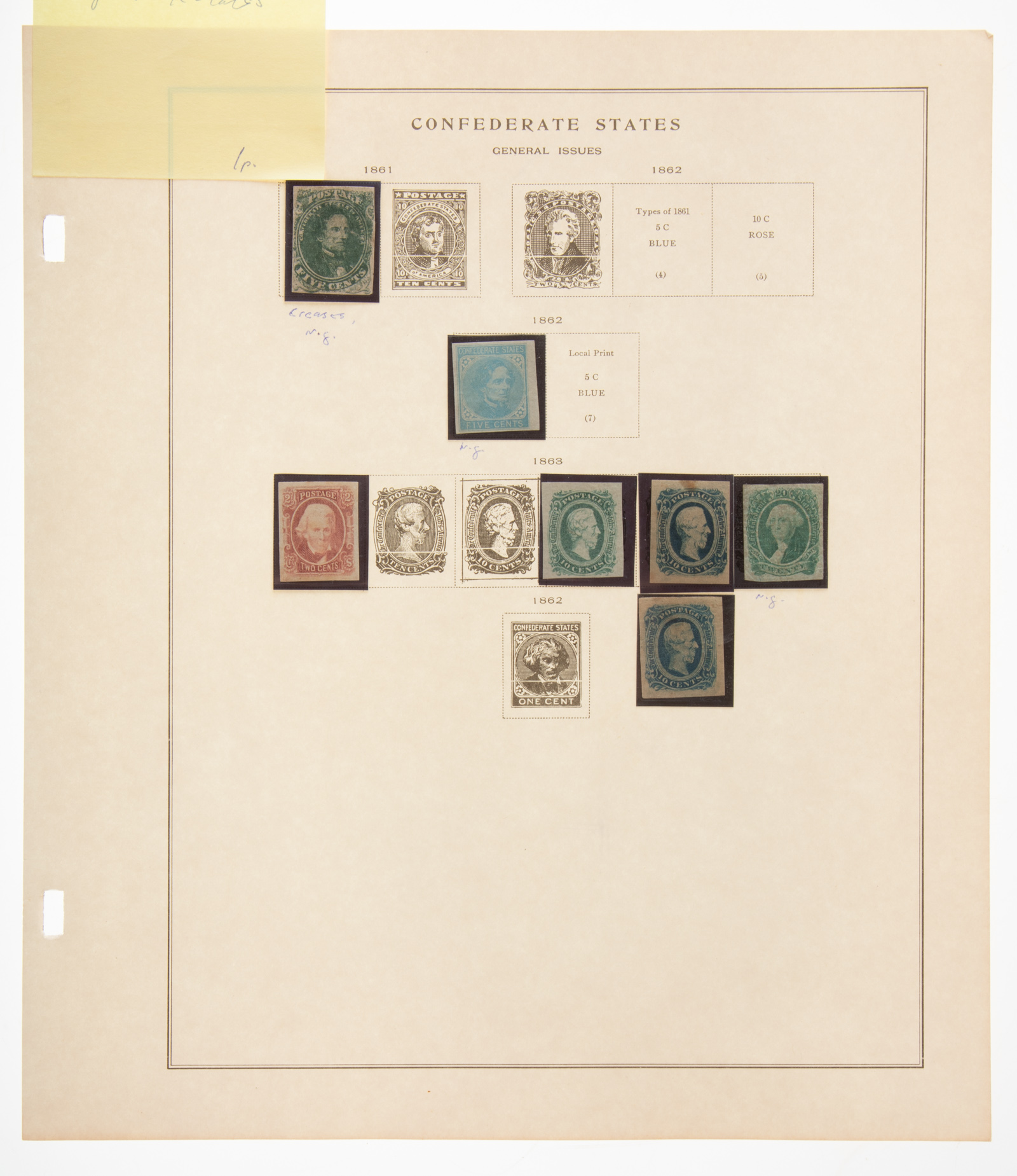 SELECTION OF CONFEDERATE STATES