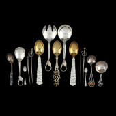SELECTION OF DANISH SILVER AND