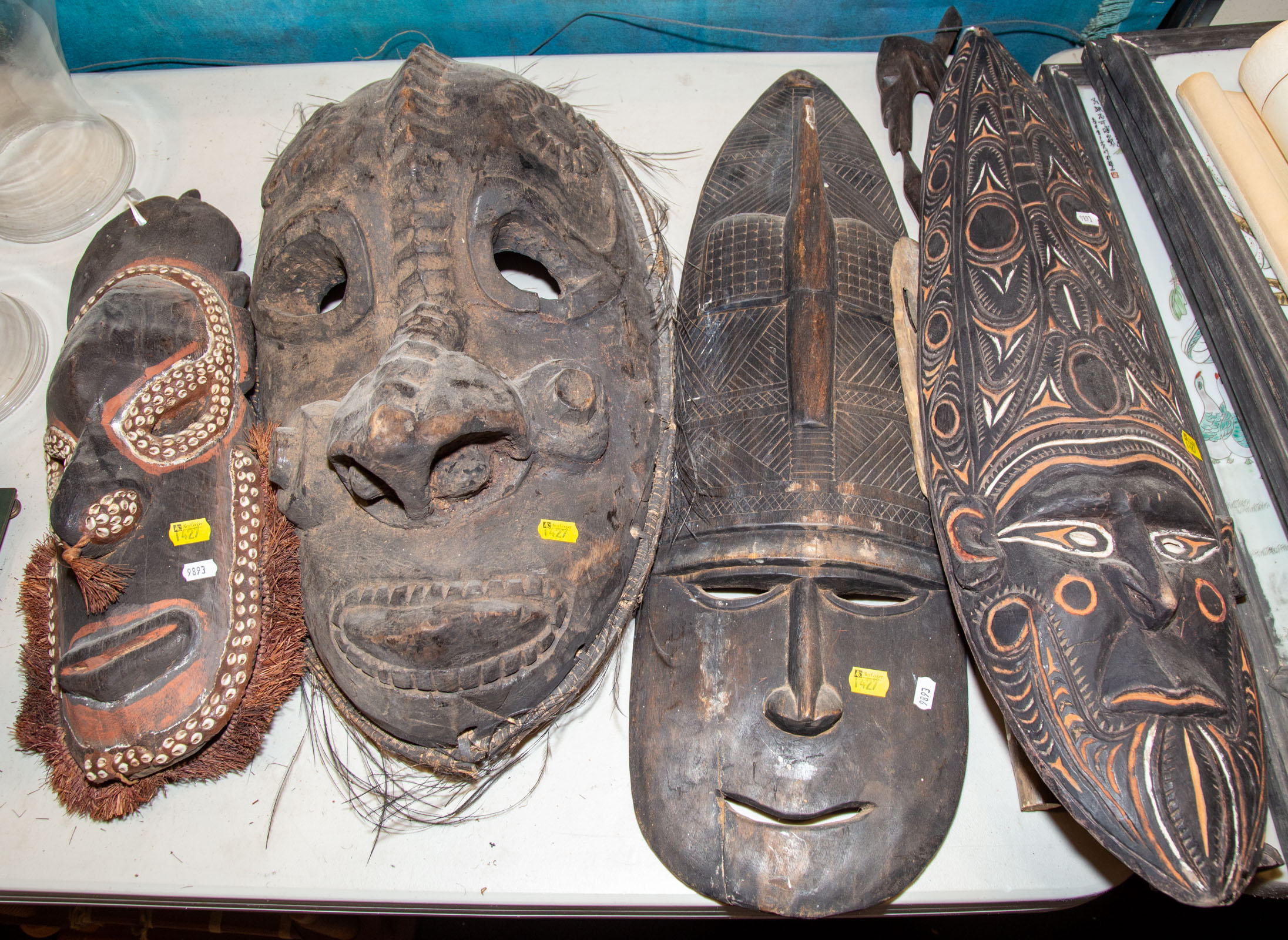 SELECTION OF DECORATIVE CARVINGS