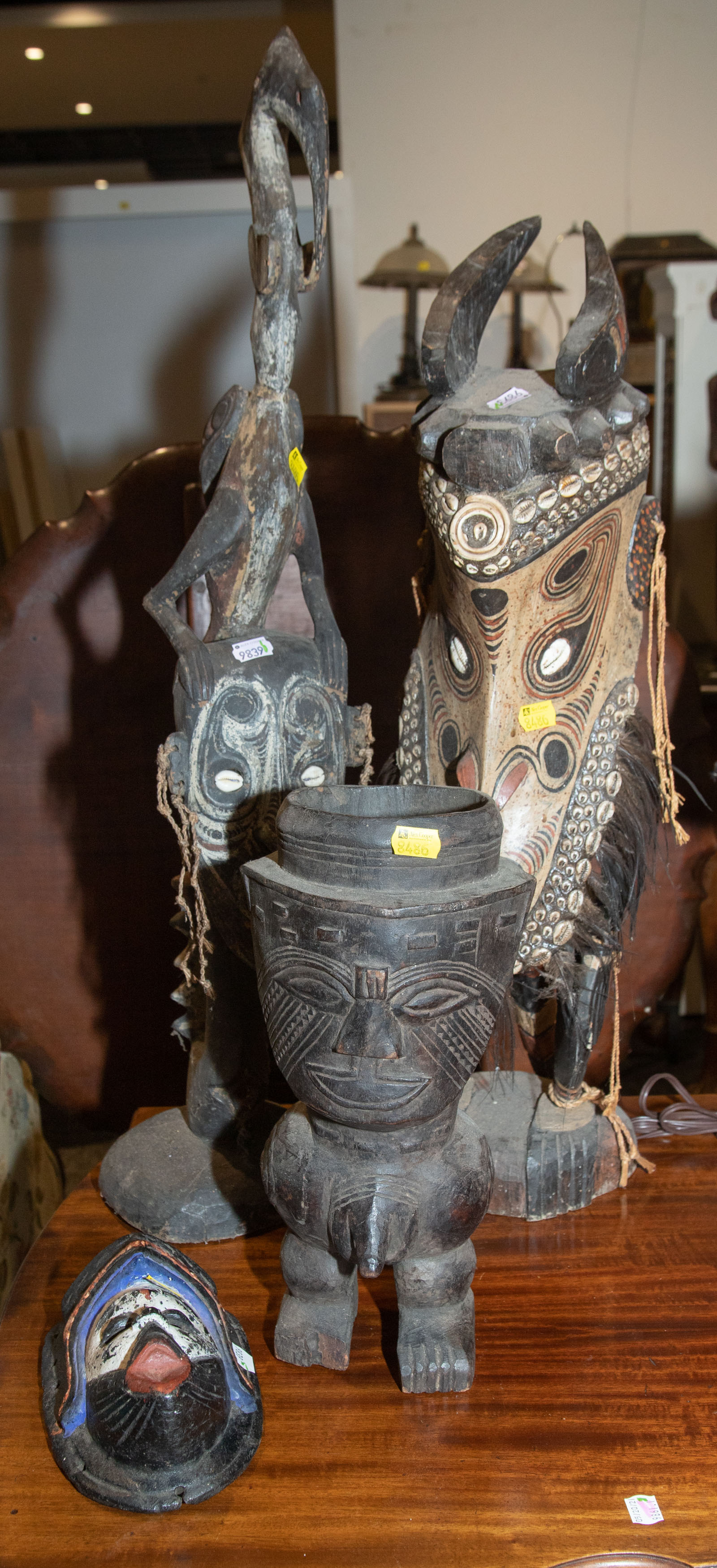 SELECTION OF ETHNOGRAPHIC WOOD