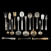 SELECTION OF FRENCH SILVER FLA