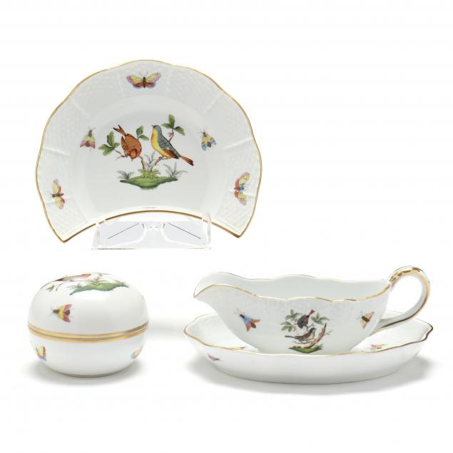 SELECTION OF HEREND ROTHSCHILD BIRD