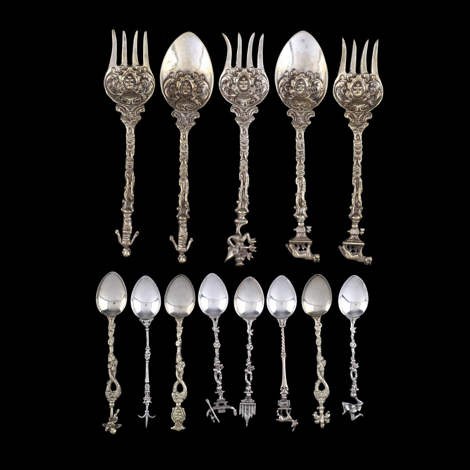SELECTION OF ITALIAN SILVER APOSTLE