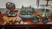 SELECTION OF METAL ORNAMENTS C
