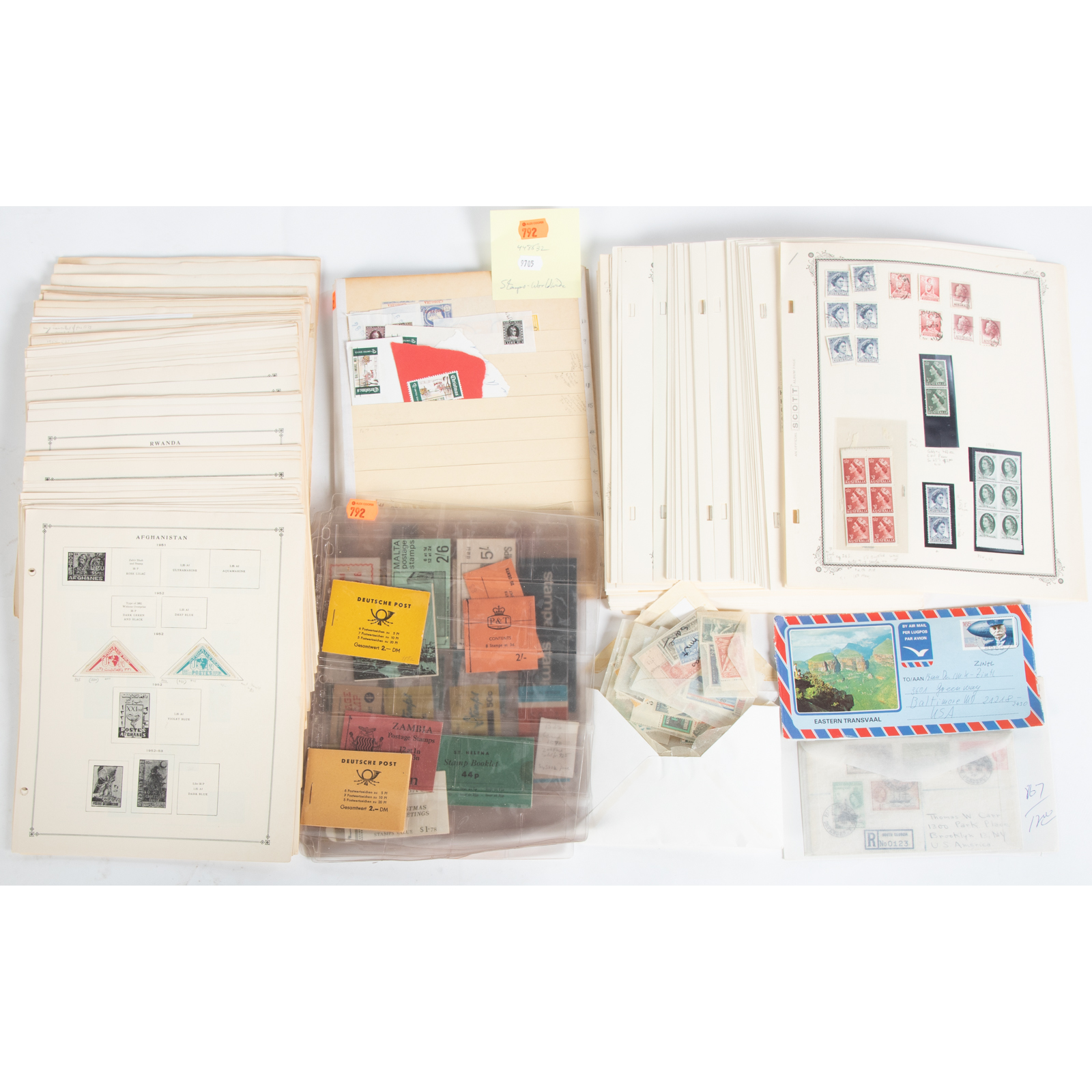 SELECTION OF POSTAGE STAMPS OF