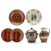 SELECTION OF SGRAFFITO SLIP DE