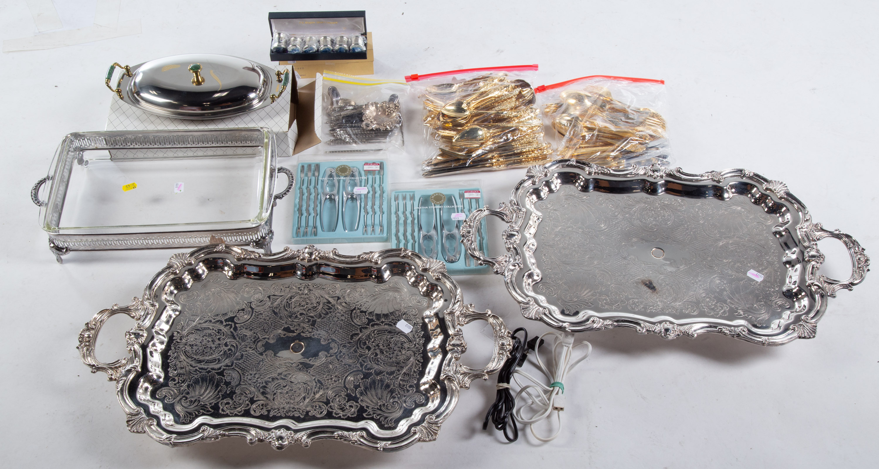 SELECTION OF SILVER PLATED WARE