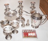 SELECTION OF SILVER-PLATED WAR