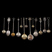 SELECTION OF SILVER SOUVENIR S