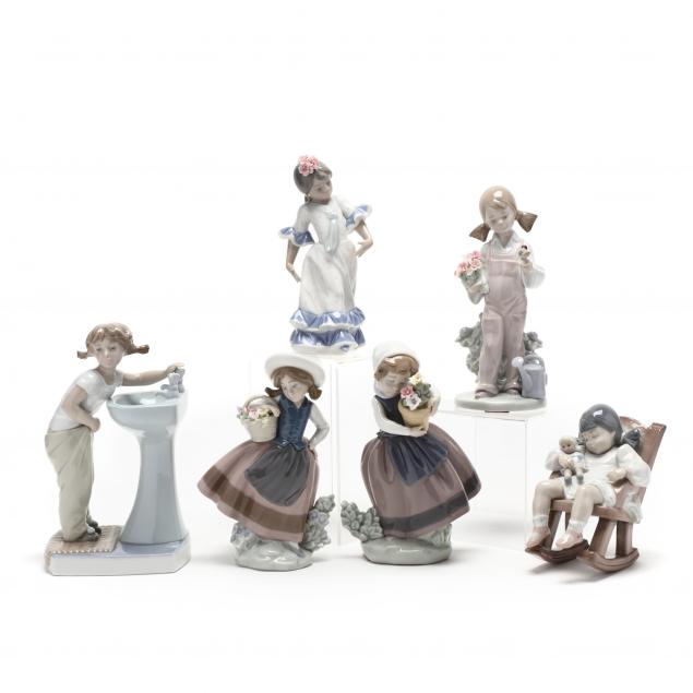 SELECTION OF SIX LLADRO