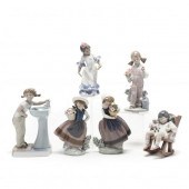 SELECTION OF SIX LLADRO FIGURI