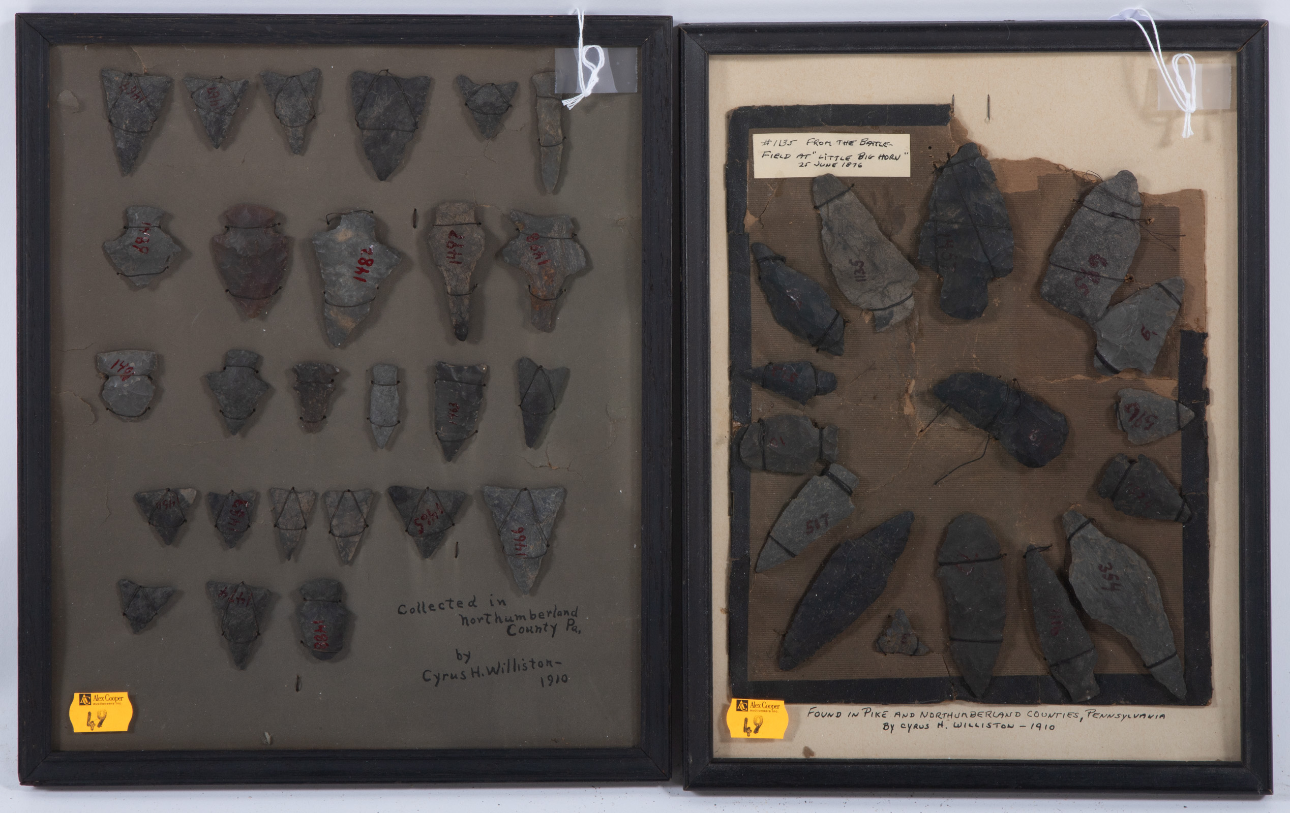 SELECTION OF STONE ARROWHEADS &