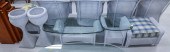 SELECTION OF WICKER FURNITURE