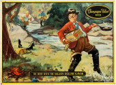 SELF-FRAMED TIN ADVERTISING SI