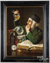 SELF-FRAMED TIN ADVERTISING SI