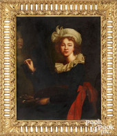 SELF PORTRAIT AFTER VIGEE-LEBR