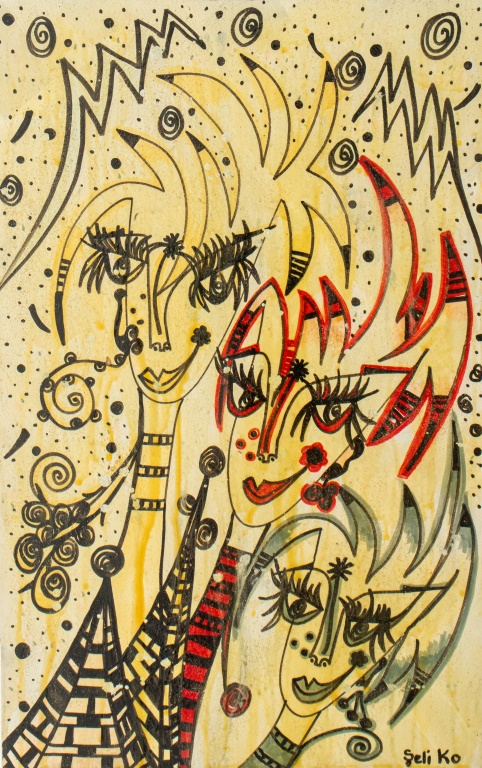 SELI KOHEN "MIRINGA XI" MIXED MEDIA