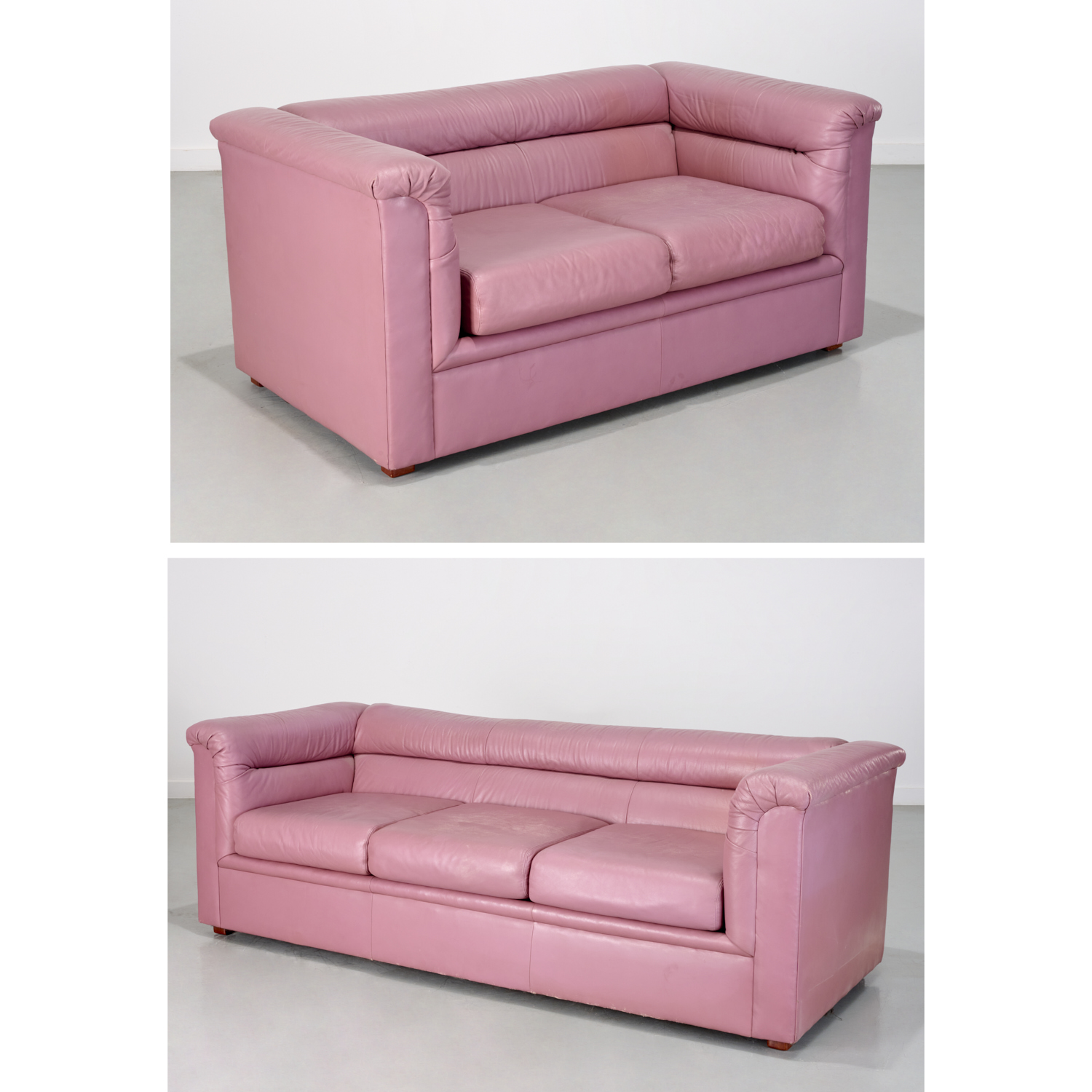 SELIG, 1980S LEATHER SEATING