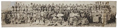 SELLS-FLOTO CIRCUS CAST PANORAMIC